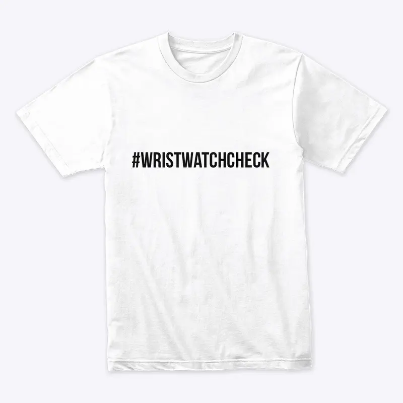 Wristwatch Check Tee - AM